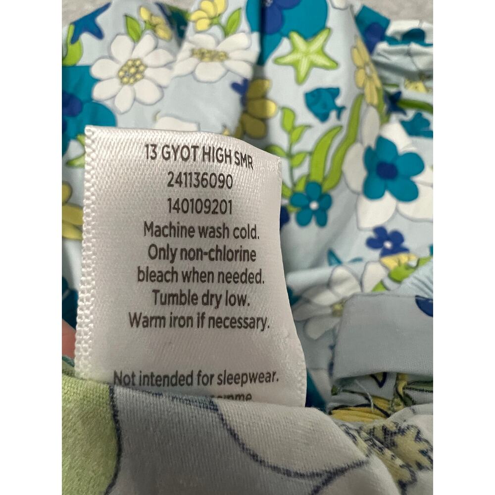 Gymboree Underwater Fantasy Sundress Girls Size 12 Blue Ruffle Dress Summer 2012 - Picture 9 of 12